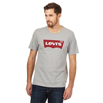 Levi's Grey batwing logo t-shirt